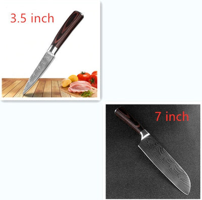 High Quality 6-piece Kitchen Knife Set